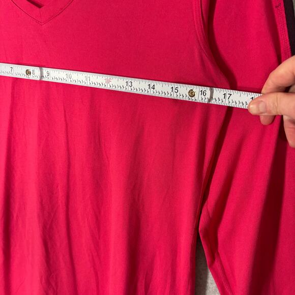 Champion Shirt Womens Small Pink Performance Vapor Loose Running Activewear - Picture 8 of 13